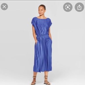 Target Prologue Pleated Blue Dress size M